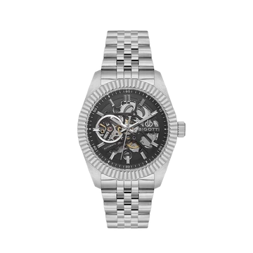BIGOTTI MILANO Raffinato Automatic Skeleton Black férfi karóra BG110674-2