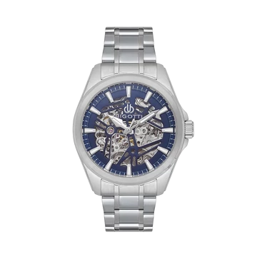 BIGOTTI MILANO Raffinato Skeleton Blue Automatic férfi karóra BG110642-3