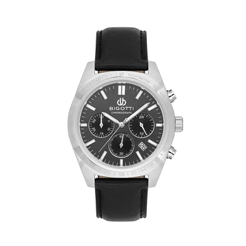 BIGOTTI MILANO Raffinato Chrono Leather Grey férfi karóra BG110712-1