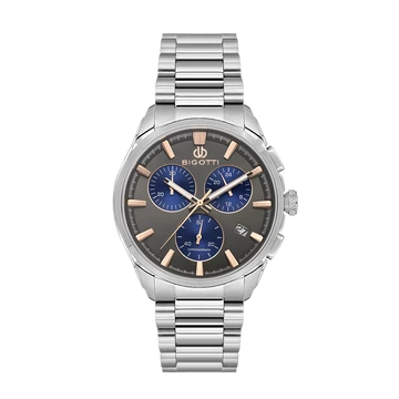 BIGOTTI MILANO Raffinato Chrono Anthracit férfi karóra BG110714-4