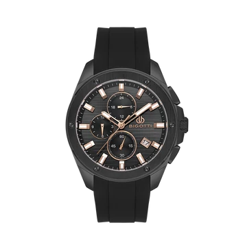 BIGOTTI MILANO Raffinato All Black férfi karóra BG110737-5