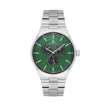 BIGOTTI MILANO Quotidiano Sweep Second Green férfi karóra BG110738-3