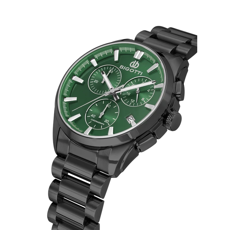 BIGOTTI MILANO Raffinato Chrono Green férfi karóra BG110714-6